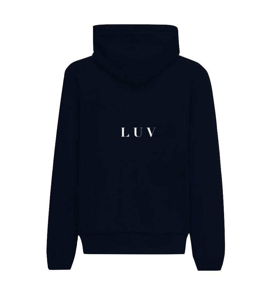 Navy Blue Luv Hoodie