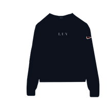 Load image into Gallery viewer, Navy Blue Luv Sweatshirt
